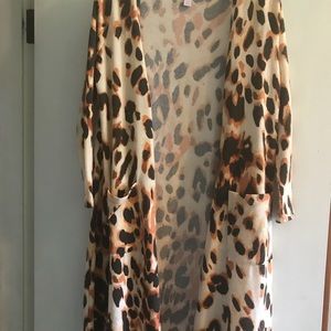 Lularoe cheetah print sarah